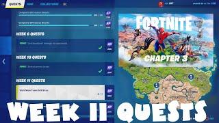 Chapter 3 ALL Week 11 Challenges Guide - Fortnite Season 1