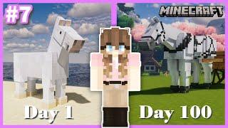 100 Days in Minecraft LIVE  Horse Edition #7