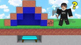 I Secretly CHEATED Using A FAKE Bed Defense.. Roblox Bedwars