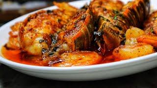 Garlic Butter Grilled Lobster Tail and Shrimp Recipe Easy Lobster Tail Recipe