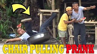 Chair Pulling Prank  Akala nila may upuan pa .
