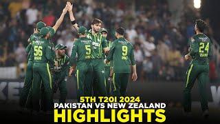 Full Highlights  Pakistan vs New Zealand  5th T20I 2024  PCB  M2E2A