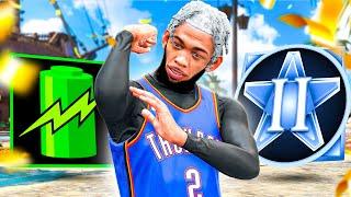 I HIT STARTER 2 IN NBA 2K25 UNLOCKING *OVERPOWERED* ADRENALINE RECHARGER WITH THE BEST GUARD BUILD