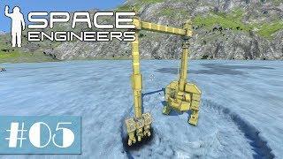 Space Engineers - Wir bauen - Automatischer Eis-Miner Gameplay German Deutsch