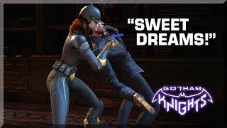 Gotham Knights 8 minutes of stealthy Batgirl Takedowns