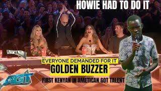 FIRST KENYAN IN AMERICAN GOT TALENT WINS THE GOLDEN BUZZER