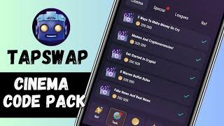 Tapswap Cinema Code Pack 1515  Get 3 Million Coins for Free