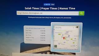 Salah times. Gosalah.com auto athan prayer times