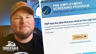 What is the DOTs pre-employment screening program PSP?