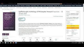 BOOK -  Spliffenburghs Anthology of Philosopher Newport