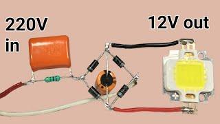 220v to 12v without transformer