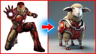 SUPERHEROES but LAMBS  All Characters Marvel & DC