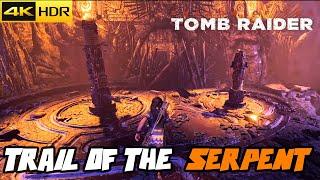 Shadow of the Tomb Raider - TRIAL OF THE SERPENT PUZZLE SOLUTION Oil & Fire PS5 4K - 60FPS