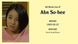 Ahn So-hee Movies list Ahn So-hee Filmography of Ahn So-hee