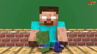 Zombie  Come To School Minecraft Animation