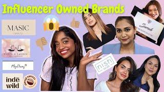 I Tried Influencer Owned Brands  Worth It ? MASIC BeautyCuffs n lashes Impulse coffeeNishi Hair