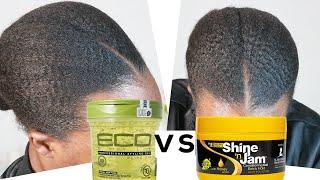 BEST GEL FOR NATURAL HAIR SHINEN JAM GEL VERSUS ECO STYLER GEL