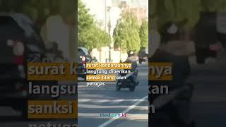 Hindari Razia Operasi Patuh Pengendara Putar Balik Lawan Arus #shorts