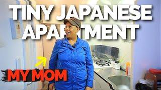 Moms First Time Touring Tiny Japanese Apartment  My Moms First Time In Japan  MFTIJ Vlog 1