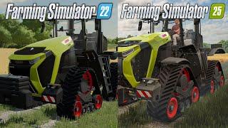Farming Simulator 22 VS Farming Simulator 25  Graphics Comparison