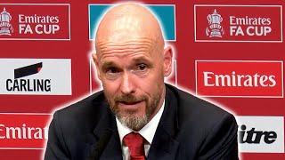  LIVE  Erik ten Hag post-match press conference  Man City 1-2 Man Utd  FA Cup Final 