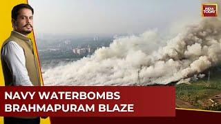 Watch India Navy Who Is Working Relentlessly To Extinguishes Brahmapuram Fire In Kochi  Exclusive