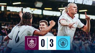 HIGHLIGHTS HAALAND BAGS A BRACE & RODRI SCORES AGAINST BURNLEY  BURNLEY 0-3 CITY  PREMIER LEAGUE