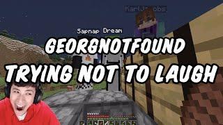 Georgenotfound trying not to laugh for 9 minutes  funny moments