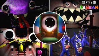 Garten of BanBan 3 - ALL NEW Monsters JUMPSCARES