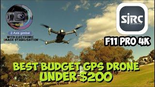 SJRC F11 Pro 4K GPS Drone Flight Review - Best Budget Camera GPS Drone under $200?