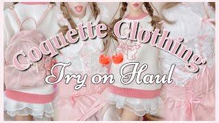 Kawaii Coquette Clothing Fashion Try On Haul  Pastel Loves Store  Review with Links 