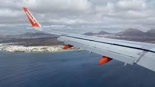 Bumpy Landing At Lanzarote Airport 2021