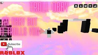 Trolling myself in Troll Obby on Roblox