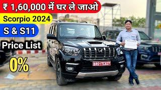 2024 Mahindra Scorpio S11 & S Finance ️  Down Payment & EMI Price  scorpio classic 2024 finance