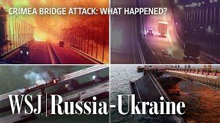 The Crimea Bridge Explosion Analyzed  WSJ