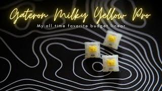 Gateron Milky Yellow Pro Linear Switch Review