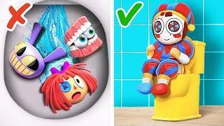 Please Save Pomni Slimes and Gadgets at Digital Circus and Alphabet Lores World