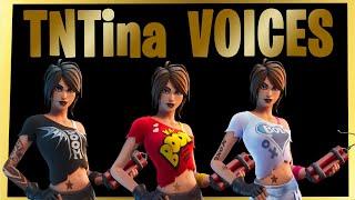 All TNTina VoicesVoicelines in fortnite chapter 2 Season 2  Fortnite Henchman Voices
