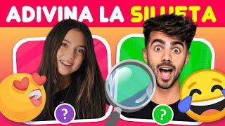  Adivina el YOUTUBER por su SILUETA  ¿Podrás adivinar el tiktoker? ¡Nivel extremo 