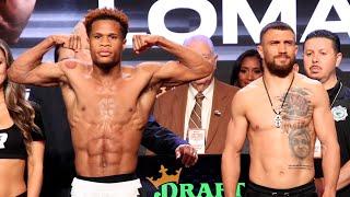 DEVIN HANEY VS VASILIY LOMACHENKO • FULL WEIGH IN & FACE OFF VIDEO