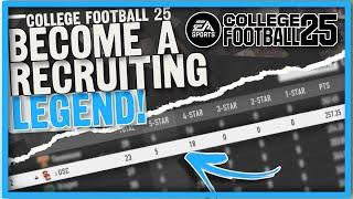 How to Get The Best Recruiting Class in College Football 25