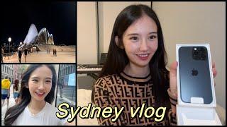 Sydney daily life Iphone 15 pro max unboxing  호주 일상 먹방 아이폰15 프로맥스