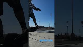 Climbing curbs on a Onewheel GT  practicing for consistency #onewheel #onewheelgt #curbnudge