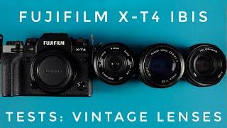 Fujifilm X-T4 IBIS + Vintage Lenses Tests