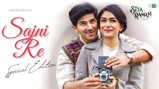 Sajni Re Special Edition - Official Music Video  Arijit Singh  Mrunal Thakur  Sita Ramam