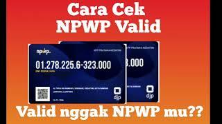 Cara Cek NPWP Valid Dan Cek Nama AR - Semua Lewat Djp Online