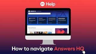 How to navigate Answers HQ  EA Help