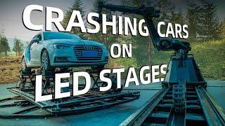 Crashing Cars on LED Stages  Virtual Production Unreal Engine & Robots