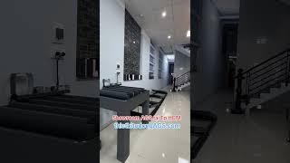 Showroom AGS mái hiên mái bạt xếp mái nhôm xếp mái kính tự động thiết bị cổng tự động