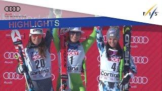 Highlights  Ilka Stuhec wins the SuperG in Cortina  FIS Alpine